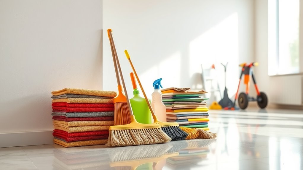 post construction cleaning process