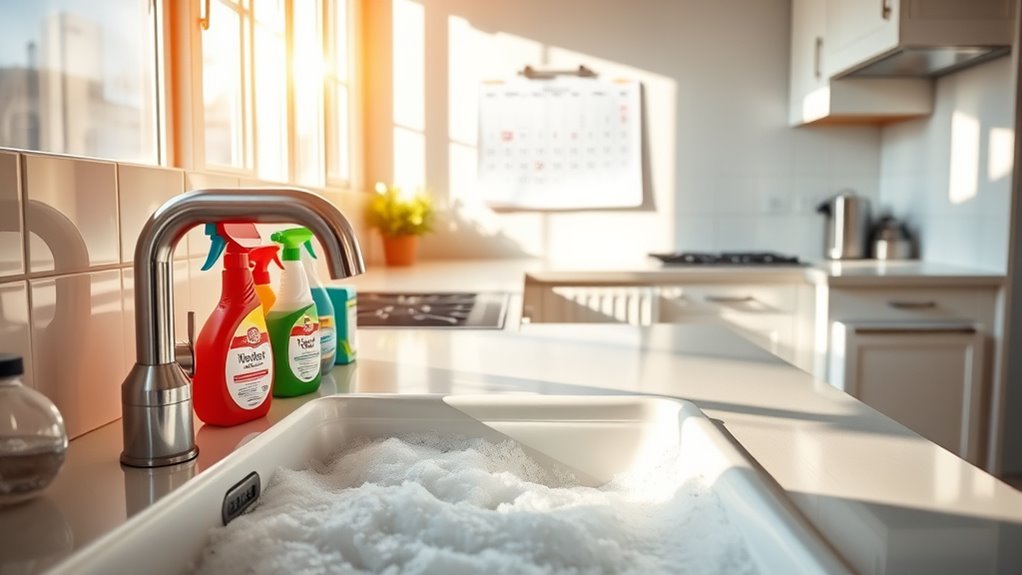 regular deep cleaning schedule