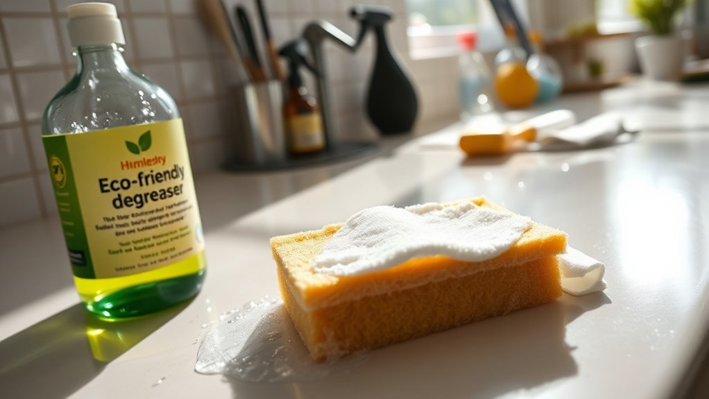removing tough grease stains