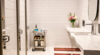 restroom cleanliness and upkeep