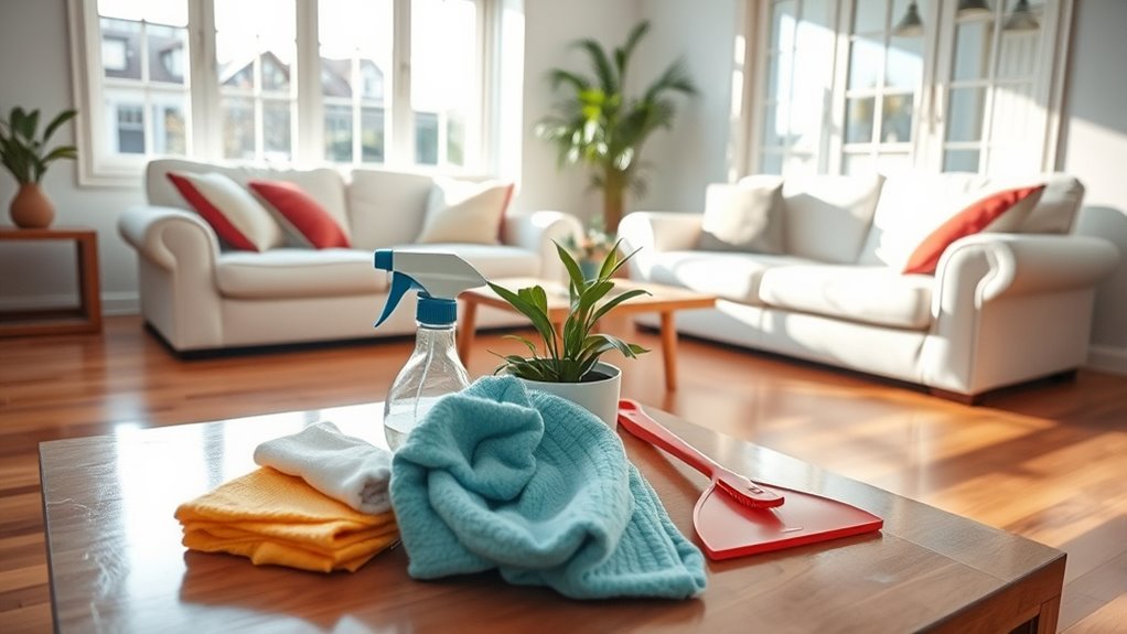 room by room deep cleaning guide