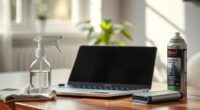 safely clean electronic devices