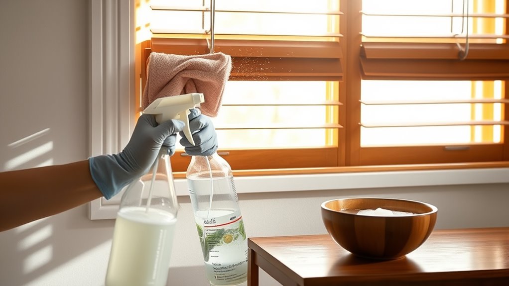 simple blinds cleaning method