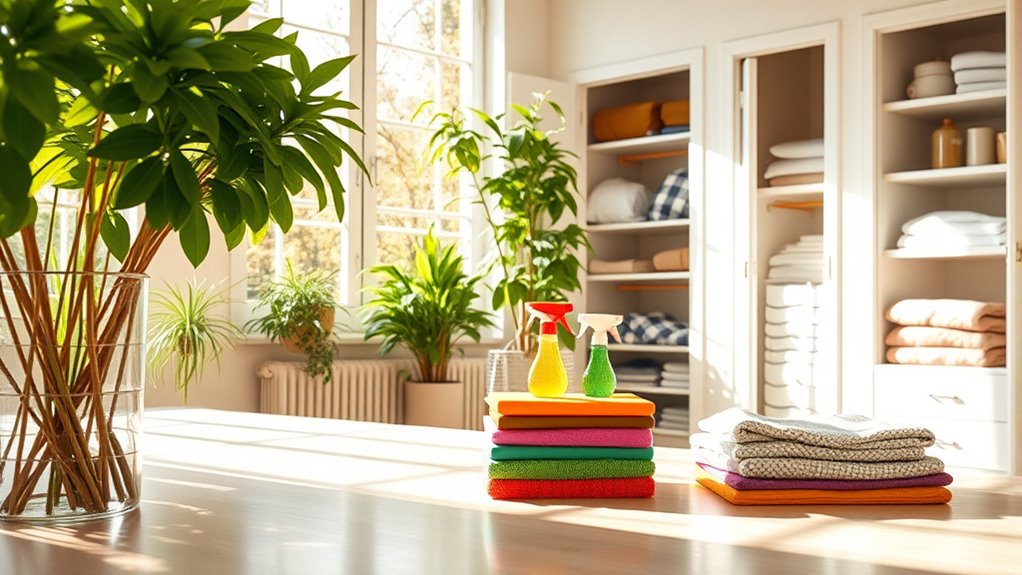 spring cleaning home preparation
