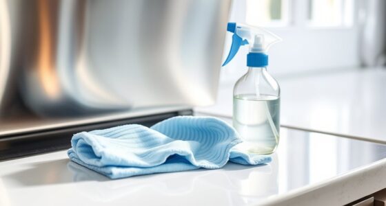 streak free stainless steel cleaning