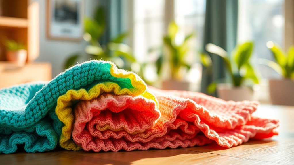 sustainable cleaning with microfiber