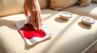 upholstery stain removal tips