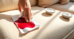 upholstery stain removal tips