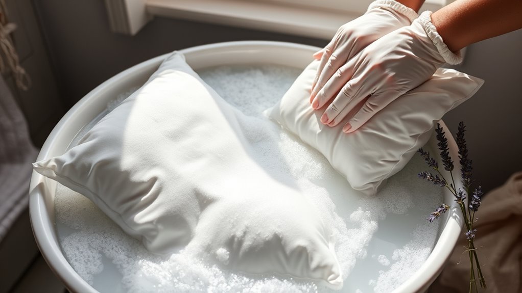 wash pillows for fluffiness