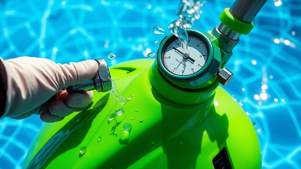 adjust pressure for optimal cleaning