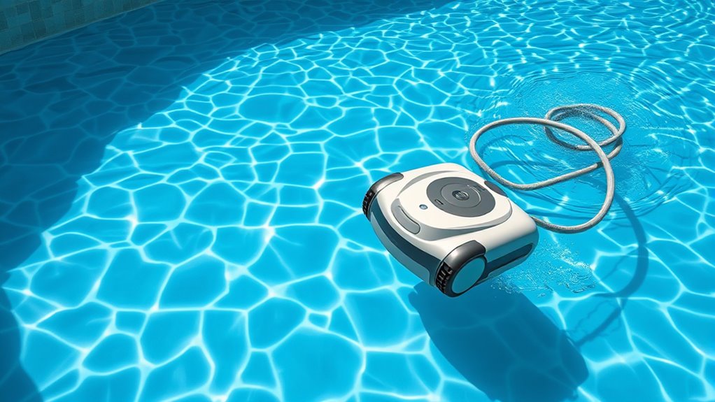 autonomous efficient pool cleaning