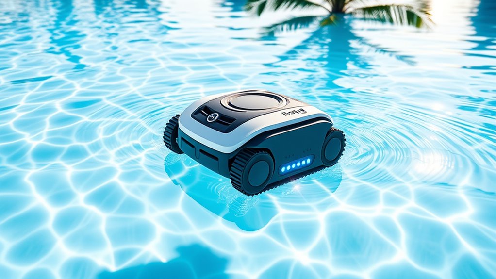 autonomous underwater pool navigation