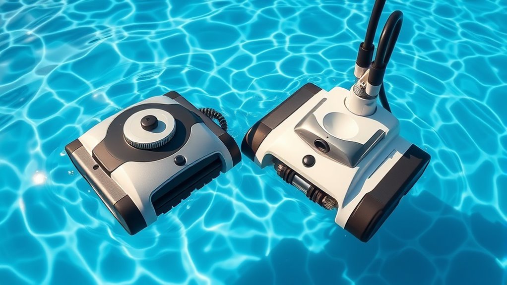energy efficient pressure pool cleaners