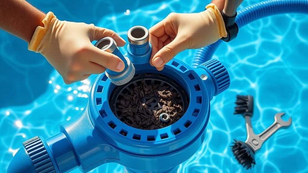 inspect and clean fittings