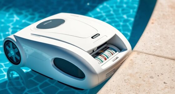maintain robotic pool battery