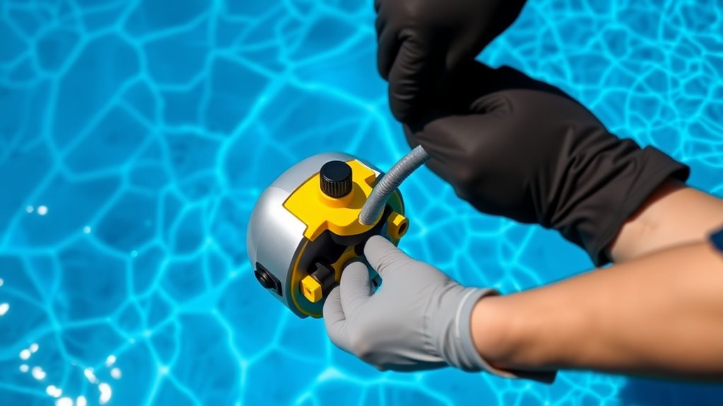 optimize pool cleaner movement