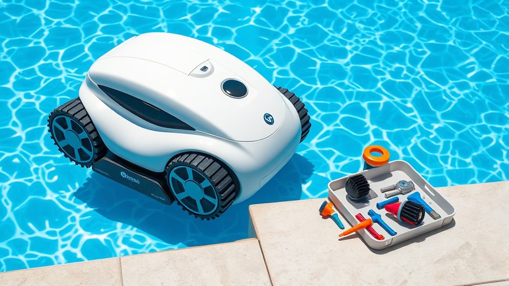 pool cleaner upkeep instructions