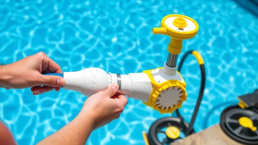 pool prep for pressure cleaner