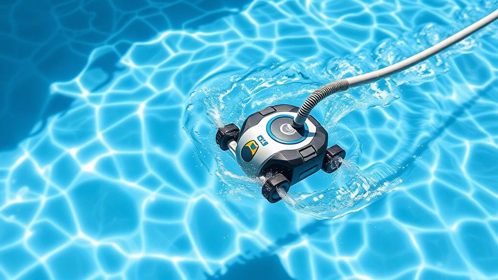 powerful automated pool cleaning