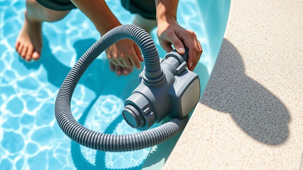 proper hose layout and flow