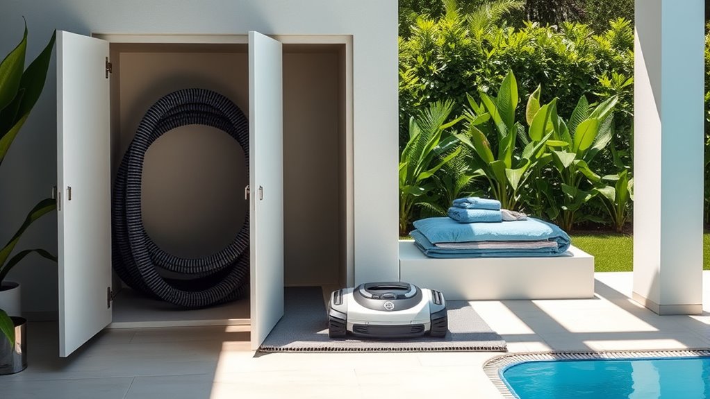 proper pool cleaner storage tips