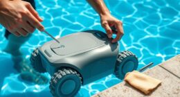 regular robotic pool upkeep
