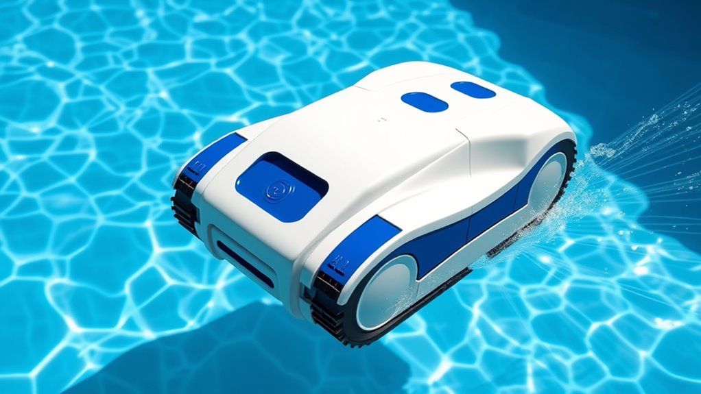 robotic pool cleaner features