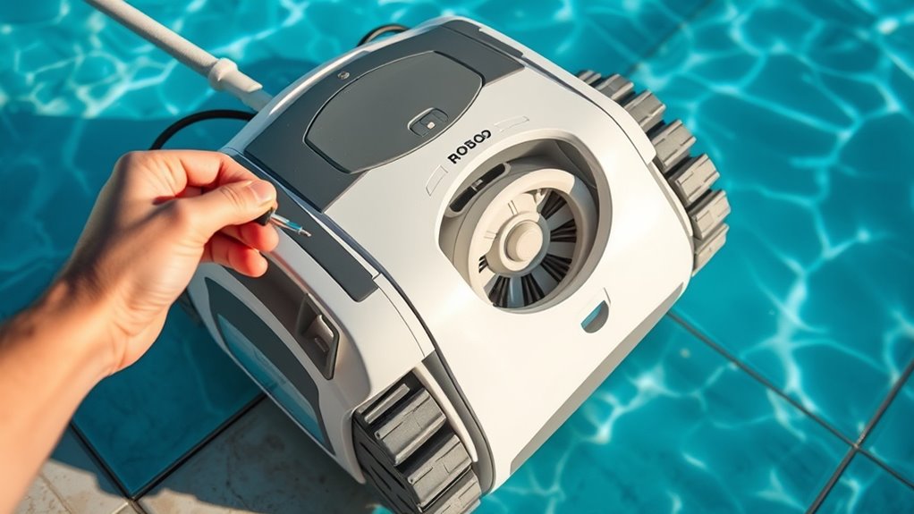 robotic pool cleaner troubleshooting