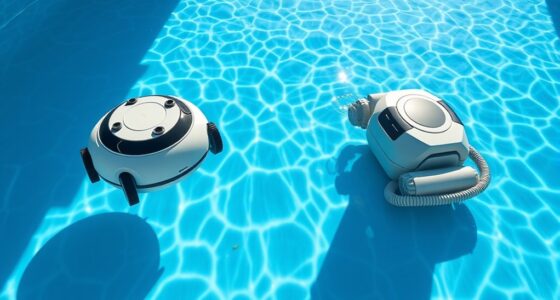 robots versus suction cleaners