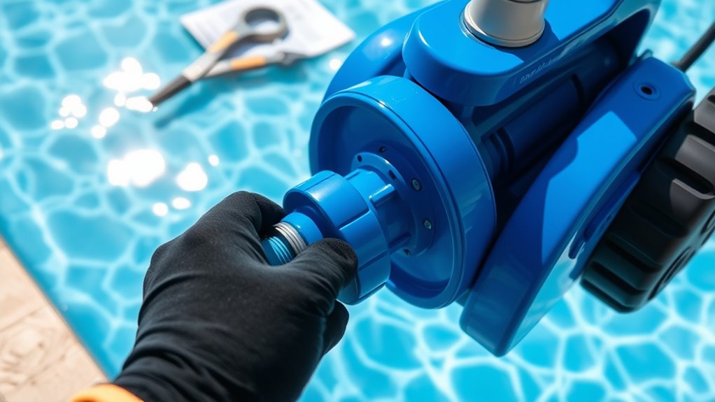 routine pool cleaner maintenance
