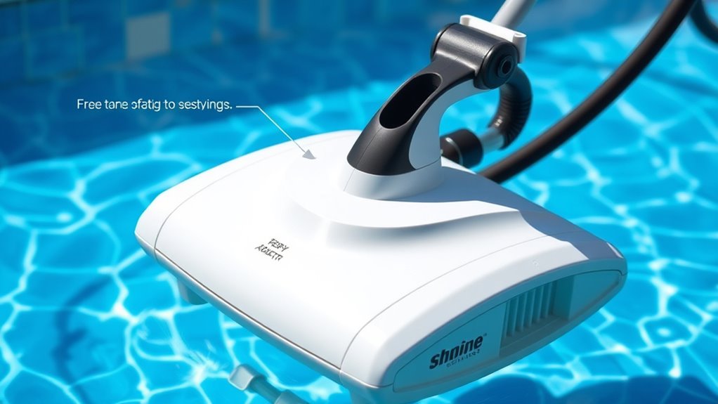 simple quick pool cleaner setup