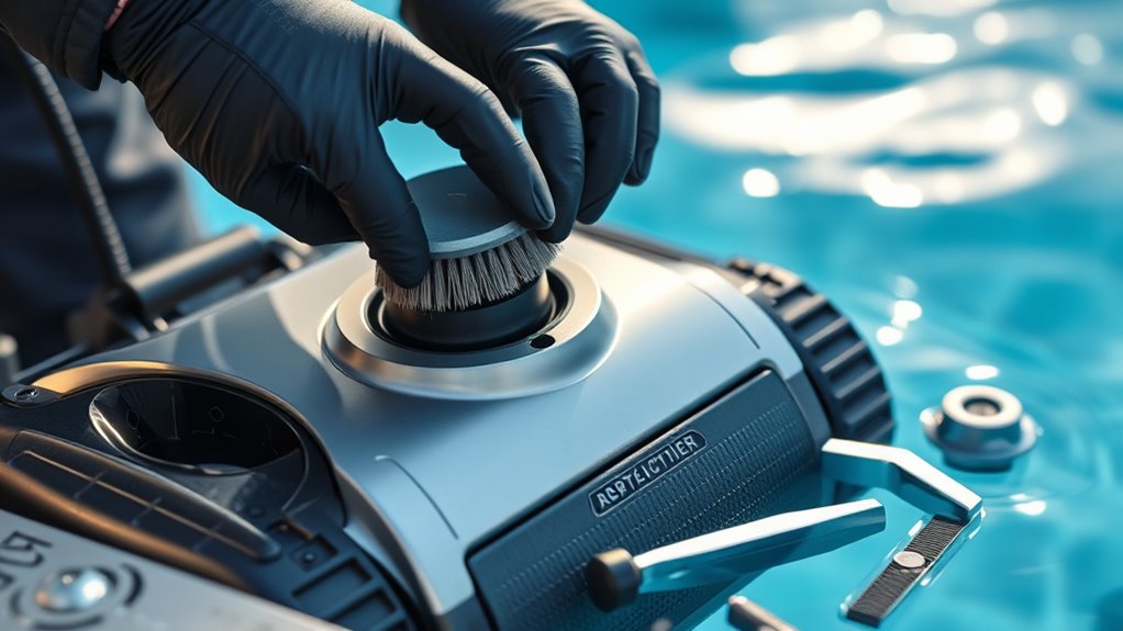 test cleaner after repair