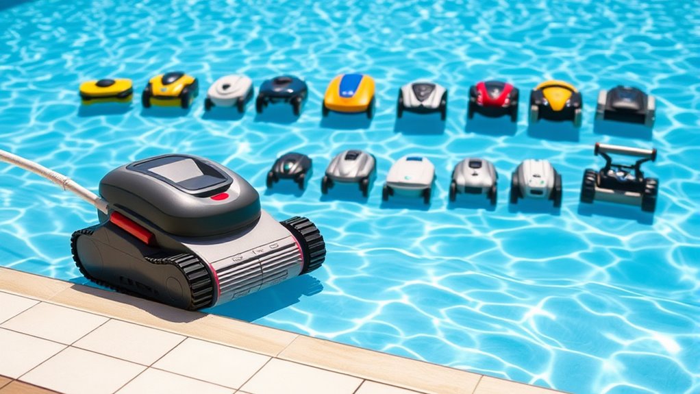 varied pool cleaner features