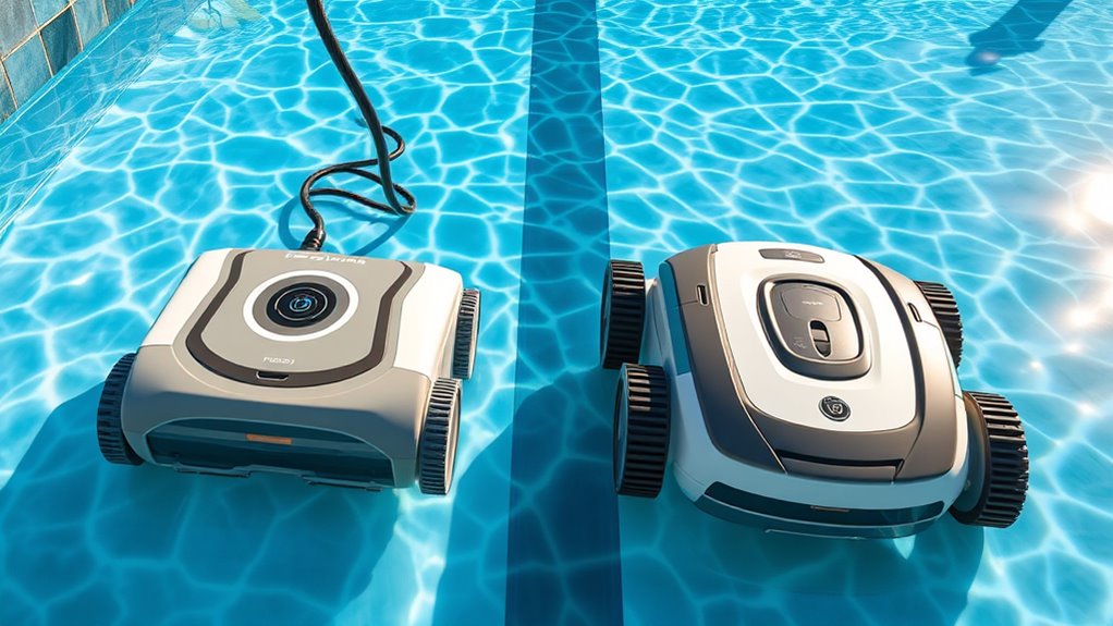 wireless user friendly pool cleaner