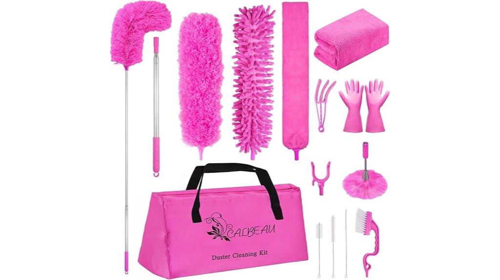 15 piece microfiber duster set