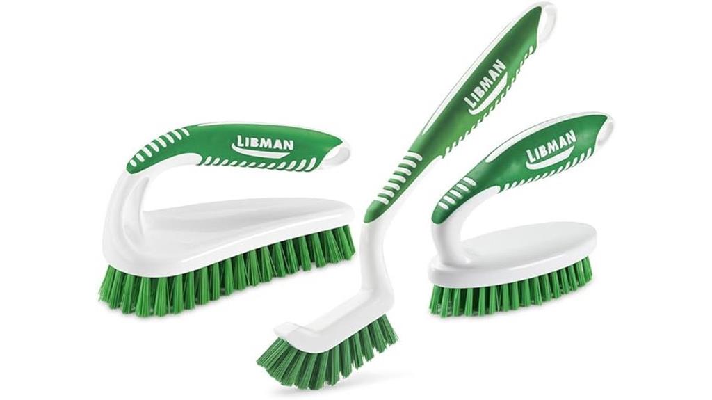 bathroom and kitchen cleaning brushes