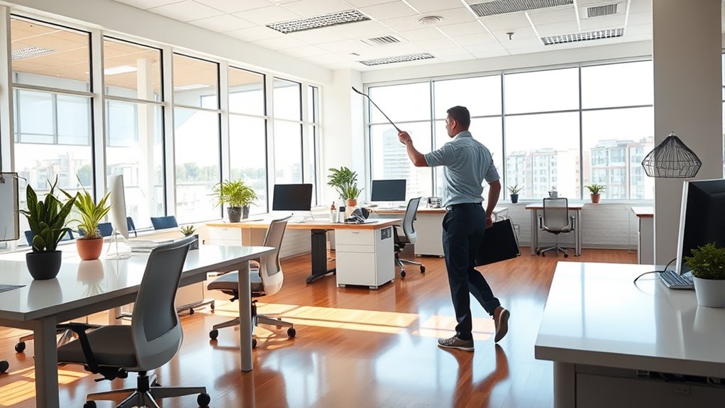 clean office boosts productivity