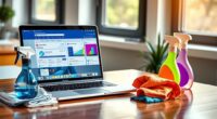 cleaning service social media