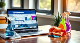 cleaning service social media