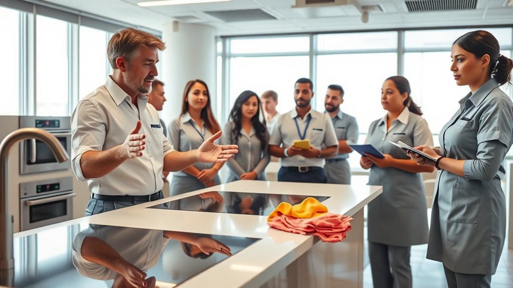 cleaning staff training tips