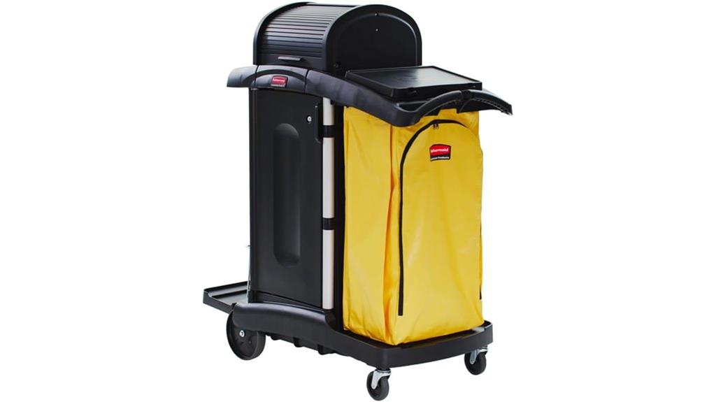 commercial janitorial cart wheels