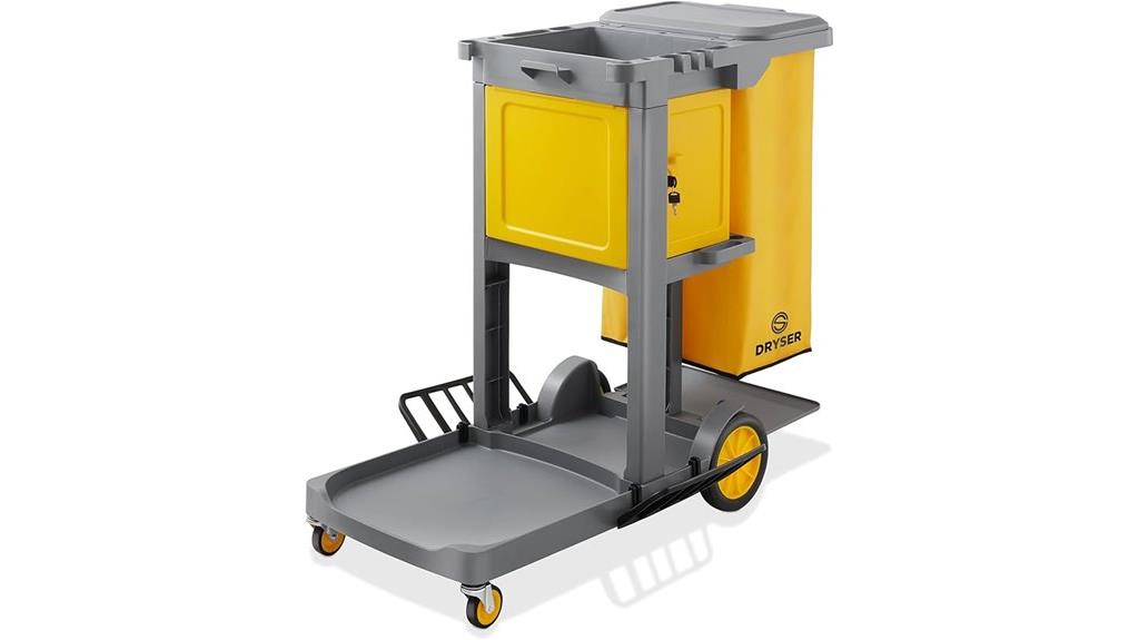 commercial janitorial cleaning cart