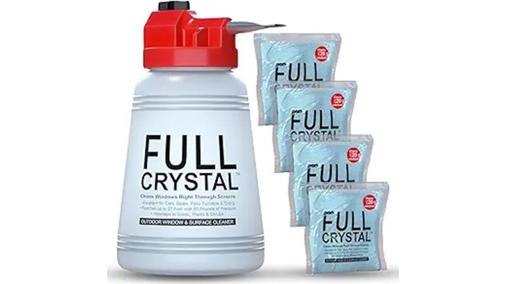 complete glass cleaning set
