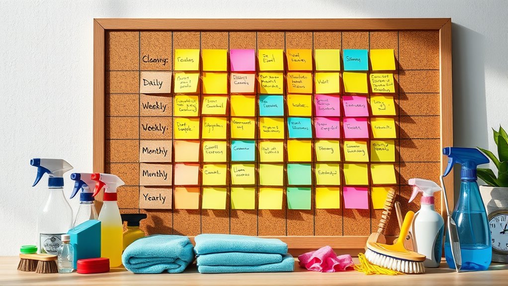comprehensive cleaning schedule guide