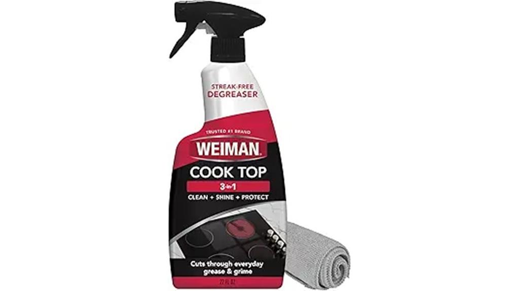 cooktop cleaning kit