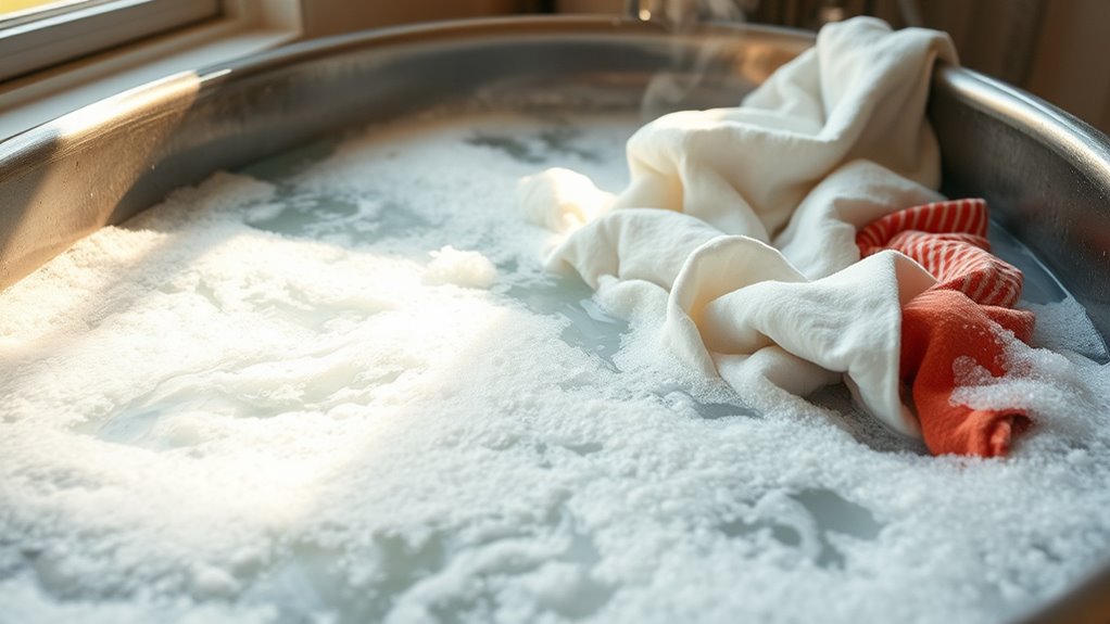 deep clean laundry residues