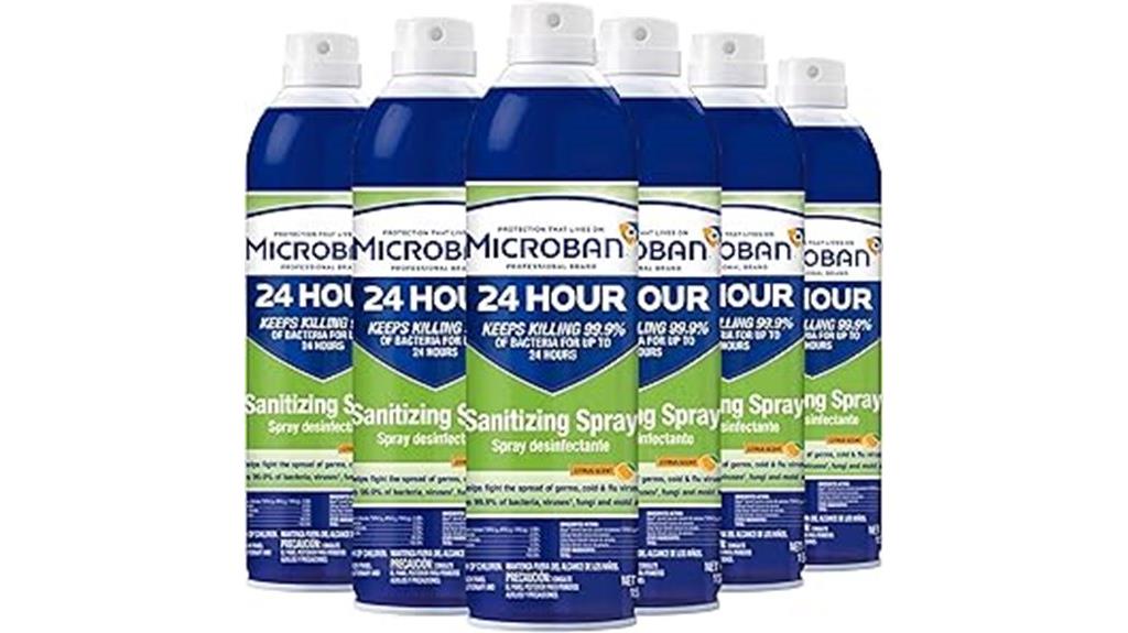 disinfectant spray six pack
