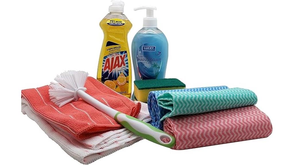 dorm kitchen cleaning set