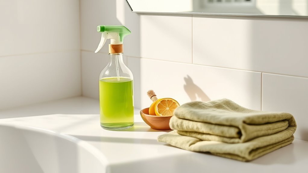 eco friendly bathroom cleaning tips