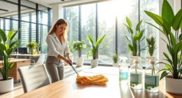 eco friendly office cleaning benefits
